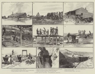 Ein südafrikanisches Goldfeld, Witwatersrand, Transvaal